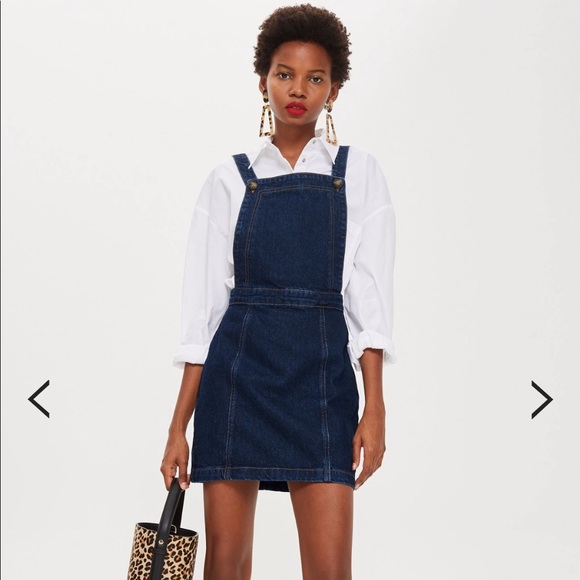Topshop Dresses & Skirts - ⚡️ Topshop Denim Pinafore Overall Dress ⚡️